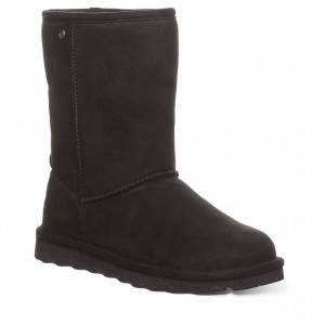 Bearpaw Elle Short Vegan Stiefel Damen Schwarz | GSE9577TL