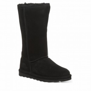 Bearpaw Elle Tall Wide Stiefel Damen Schwarz | WYE4835VE