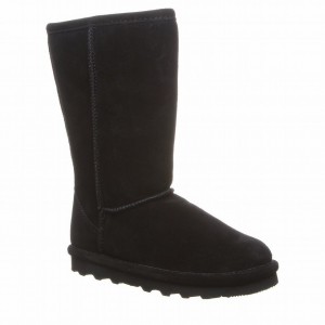 Bearpaw Elle Tall Youth Stiefel Kinder Schwarz | FAS1898AO