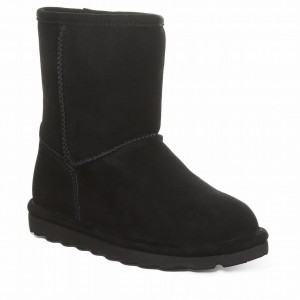 Bearpaw Elle Youth Stiefel Kinder Schwarz | ZDX7885VO