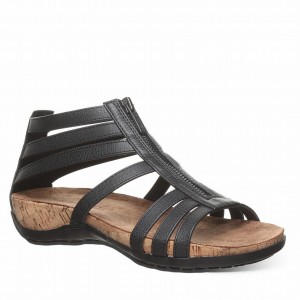 Bearpaw Layla II Sandalen Damen Schwarz | ZSQ3455BU