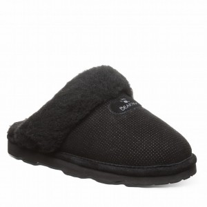 Bearpaw Loki Exotic Hausschuhe Damen Schwarz | CCB8965AK