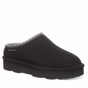 Bearpaw Martis Hausschuhe Damen Schwarz | NER6246LG