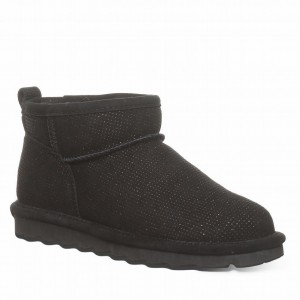 Bearpaw Shorty Exotic Stiefel Damen Schwarz | THP4266OC