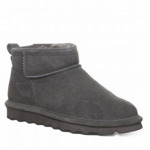 Bearpaw Shorty Stiefeletten Damen Grau | ZJZ2050SN