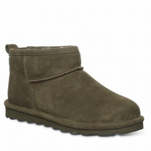 Bearpaw Shorty Stiefeletten Damen Grün | QKB5981XF