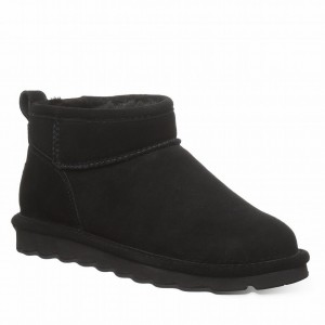 Bearpaw Shorty Stiefeletten Damen Schwarz | XSA2812DO