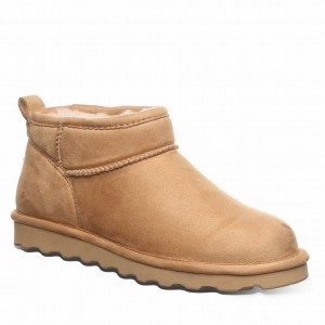 Bearpaw Shorty Vegan Stiefel Damen Braun | PTV4316WZ