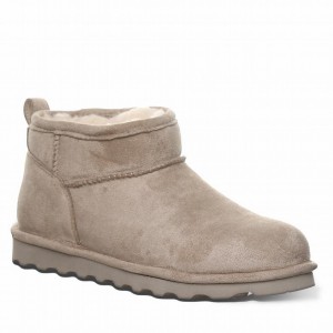 Bearpaw Shorty Vegan Stiefel Damen Grau | KQJ8310XO