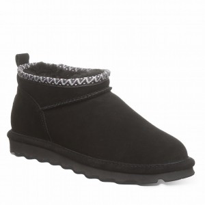 Bearpaw Super Shorty Deco Stiefel Damen Schwarz | AXO7254OX