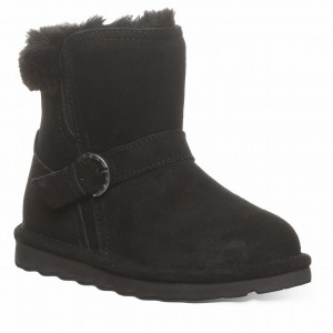 Bearpaw Tallula Youth Stiefel Kinder Schwarz | ZAO88ZX