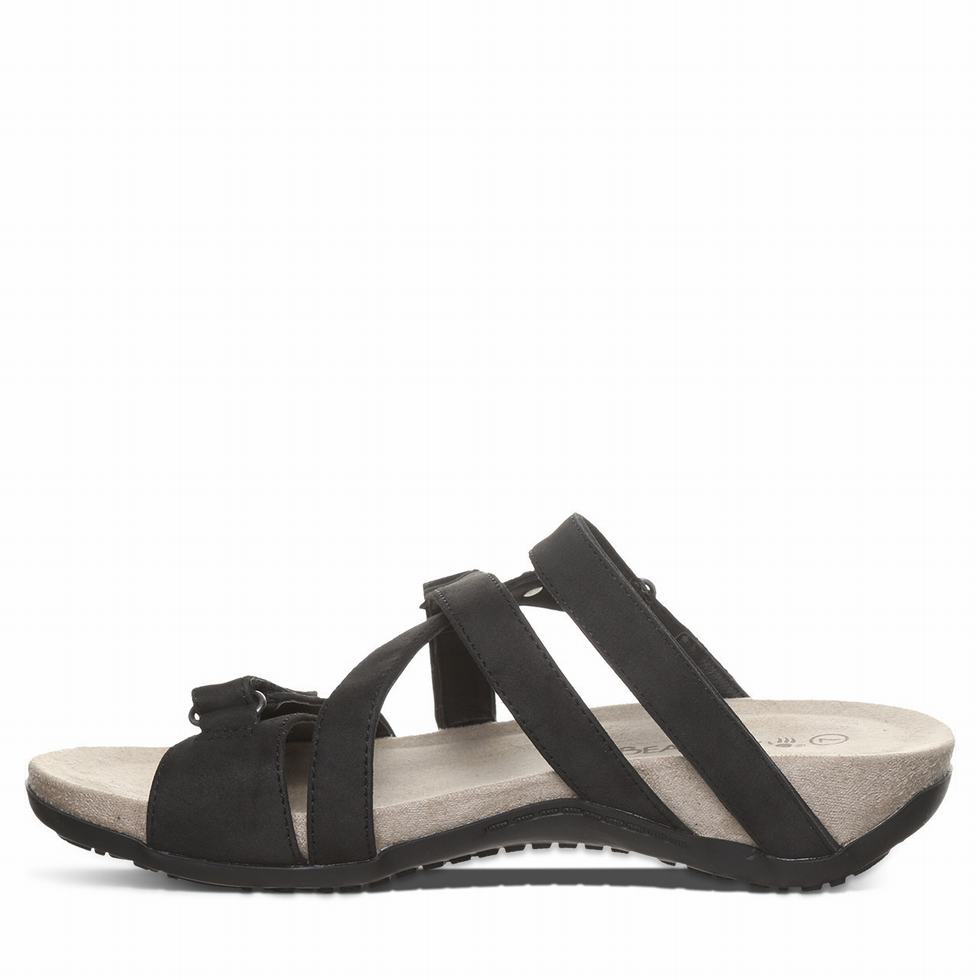 Bearpaw Acacia Sandalen Damen Schwarz | SMZ6576HH