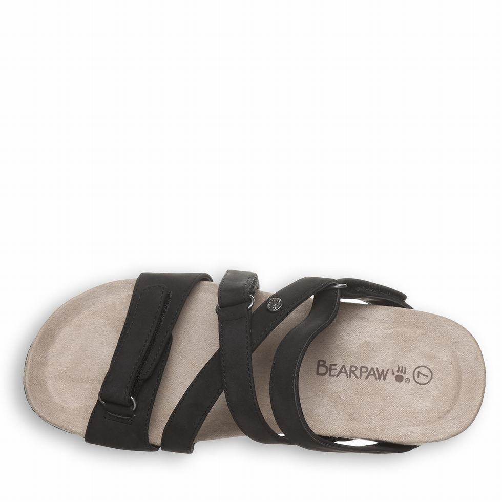 Bearpaw Acacia Sandalen Damen Schwarz | SMZ6576HH