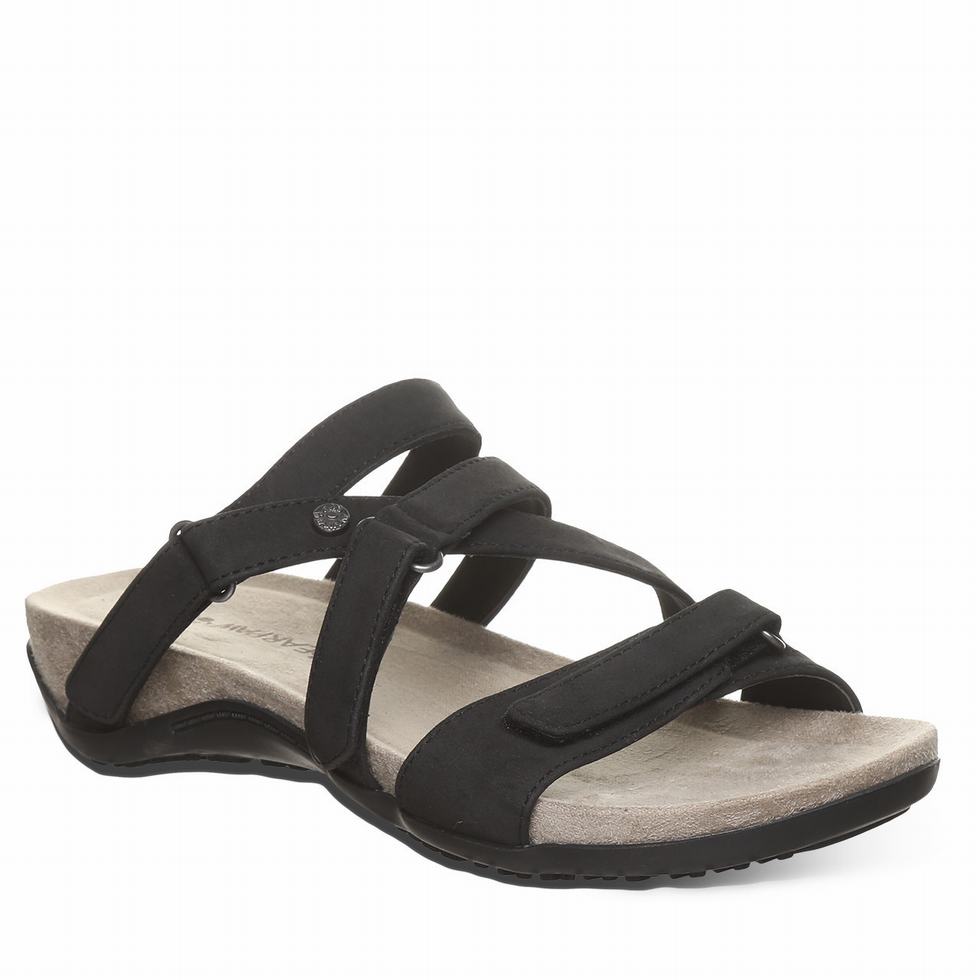 Bearpaw Acacia Sandalen Damen Schwarz | SMZ6576HH