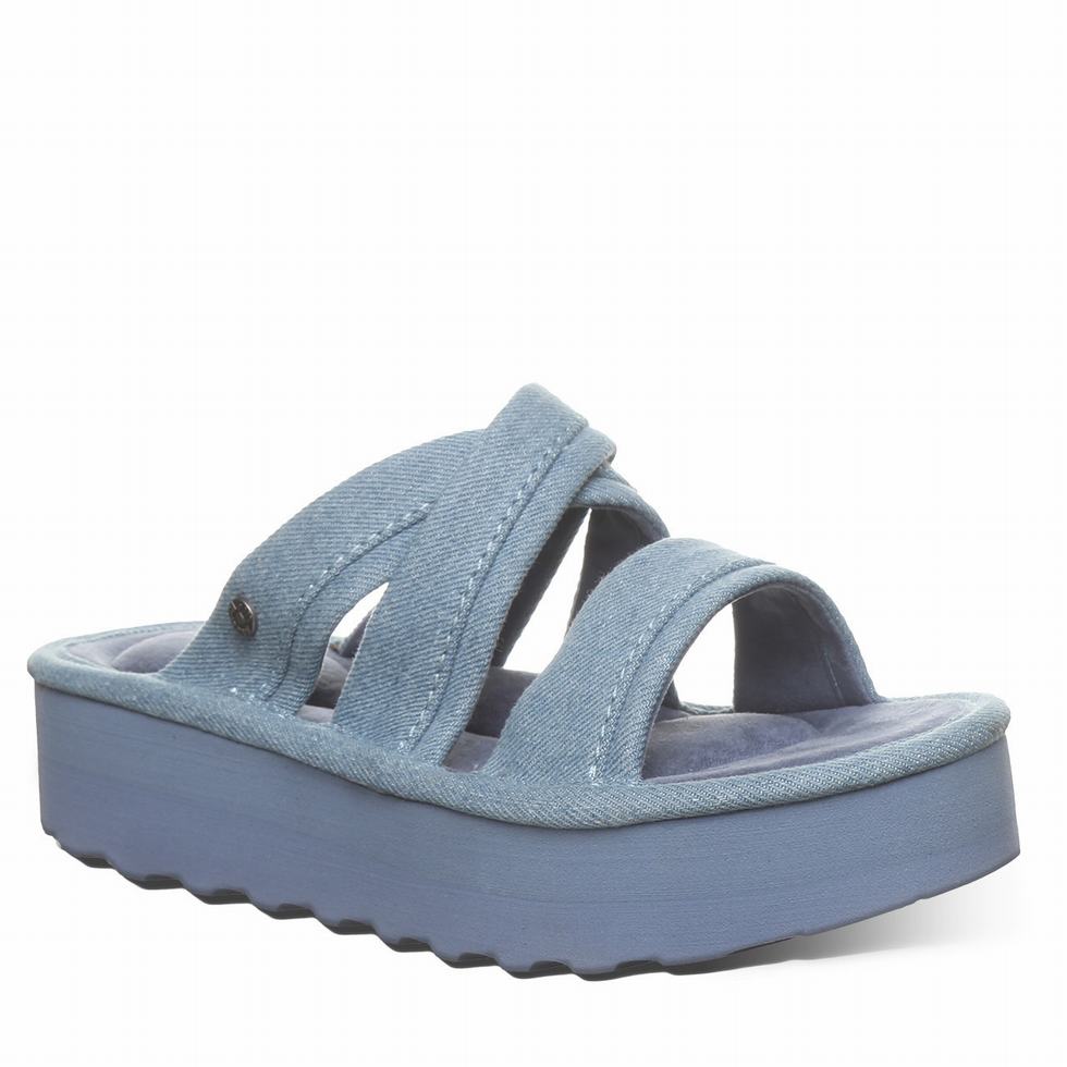 Bearpaw Altitude Sandalen Damen Blau | AAV7441UD