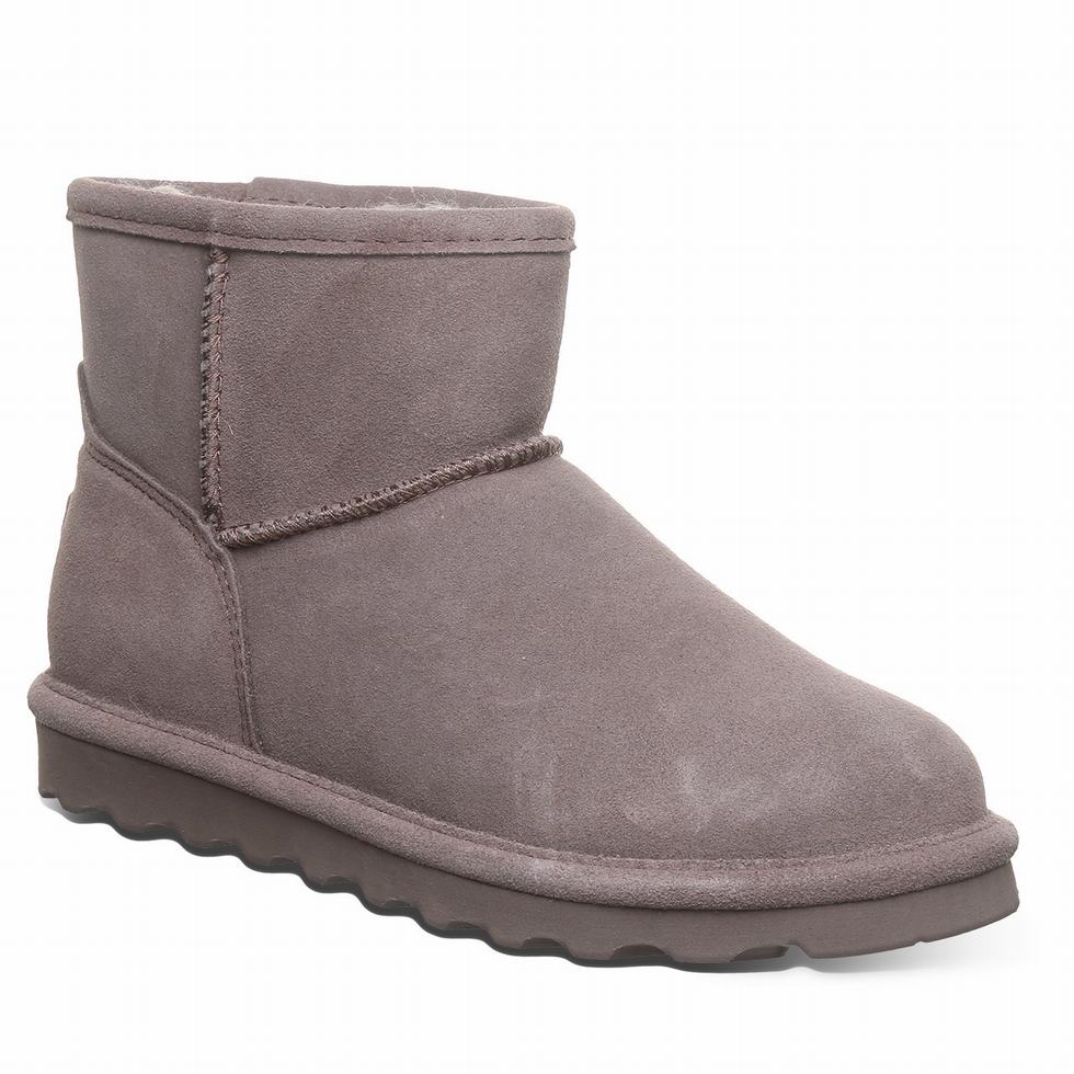 Bearpaw Alyssa Stiefeletten Damen Grau | YUR2828RI