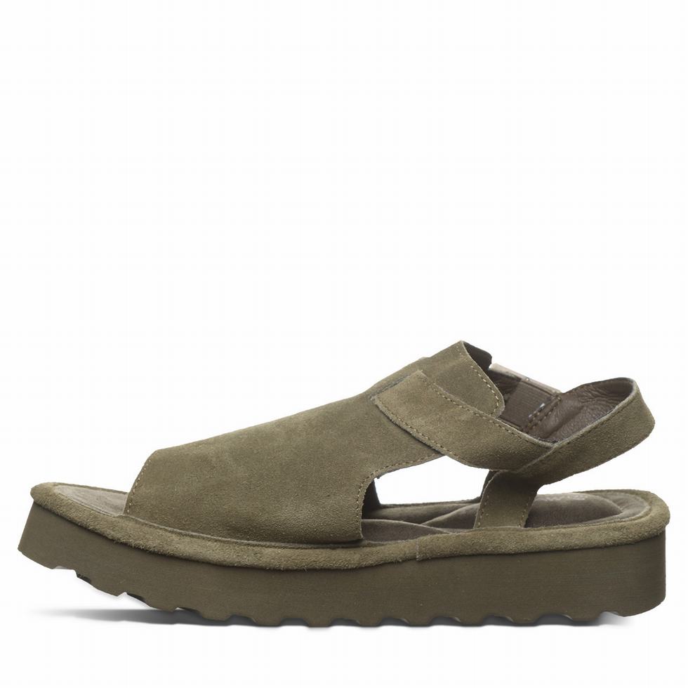 Bearpaw Ascend Sandalen Damen Grün | ZLW9547HT