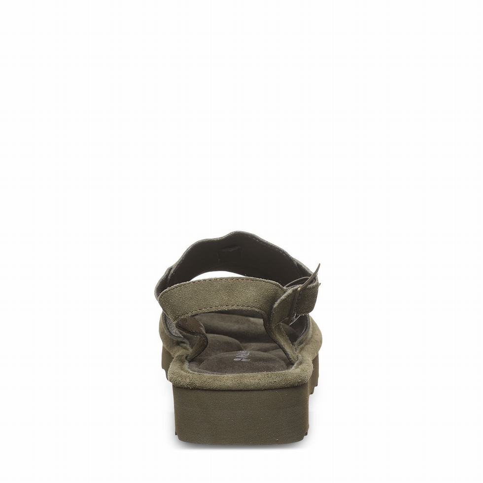 Bearpaw Ascend Sandalen Damen Grün | ZLW9547HT