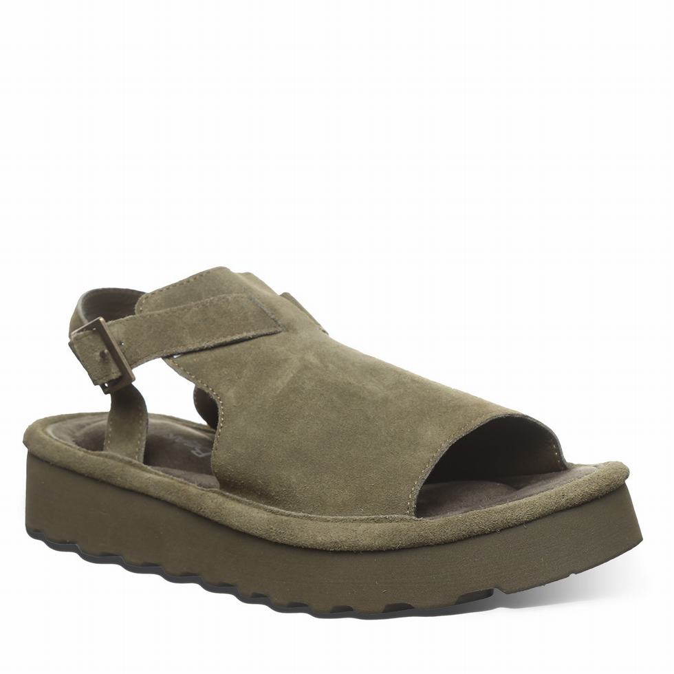 Bearpaw Ascend Sandalen Damen Grün | ZLW9547HT