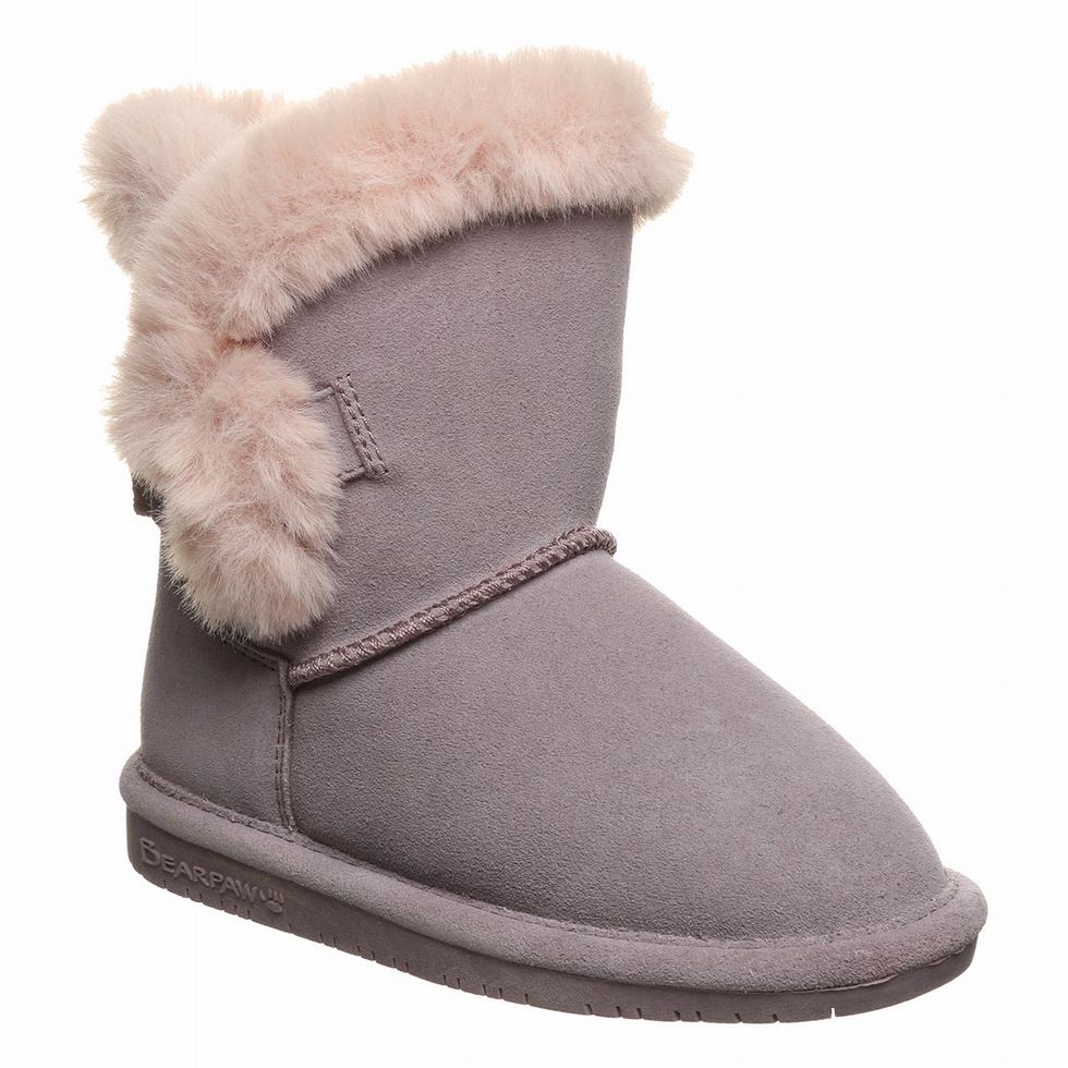 Bearpaw Betsey Youth Stiefel Kinder Rosa | OQX9770HD