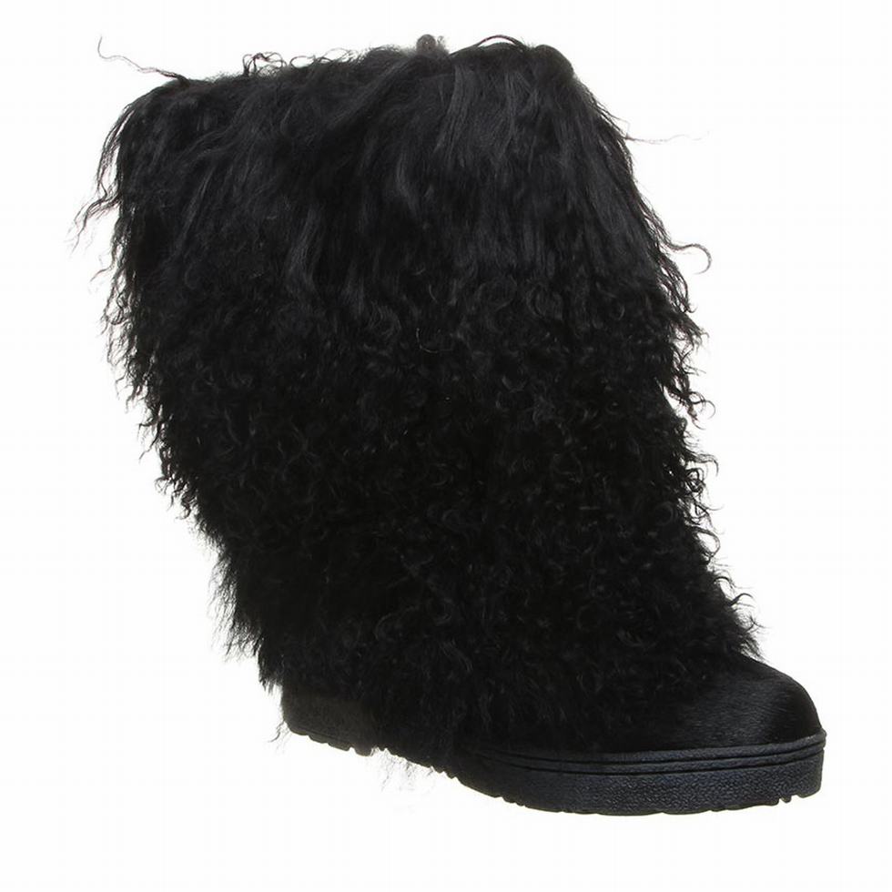 Bearpaw Boetis Stiefel Damen Schwarz | BWS6329WT