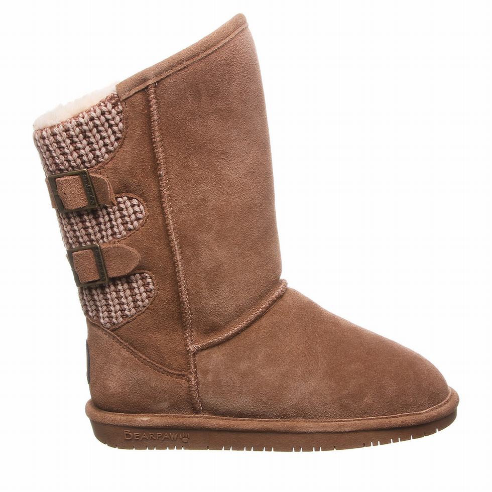 Bearpaw Boshie Wide Hohe Stiefel Damen Braun | IZS2685AH