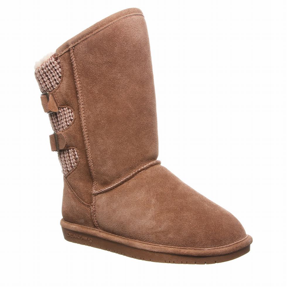 Bearpaw Boshie Wide Hohe Stiefel Damen Braun | IZS2685AH