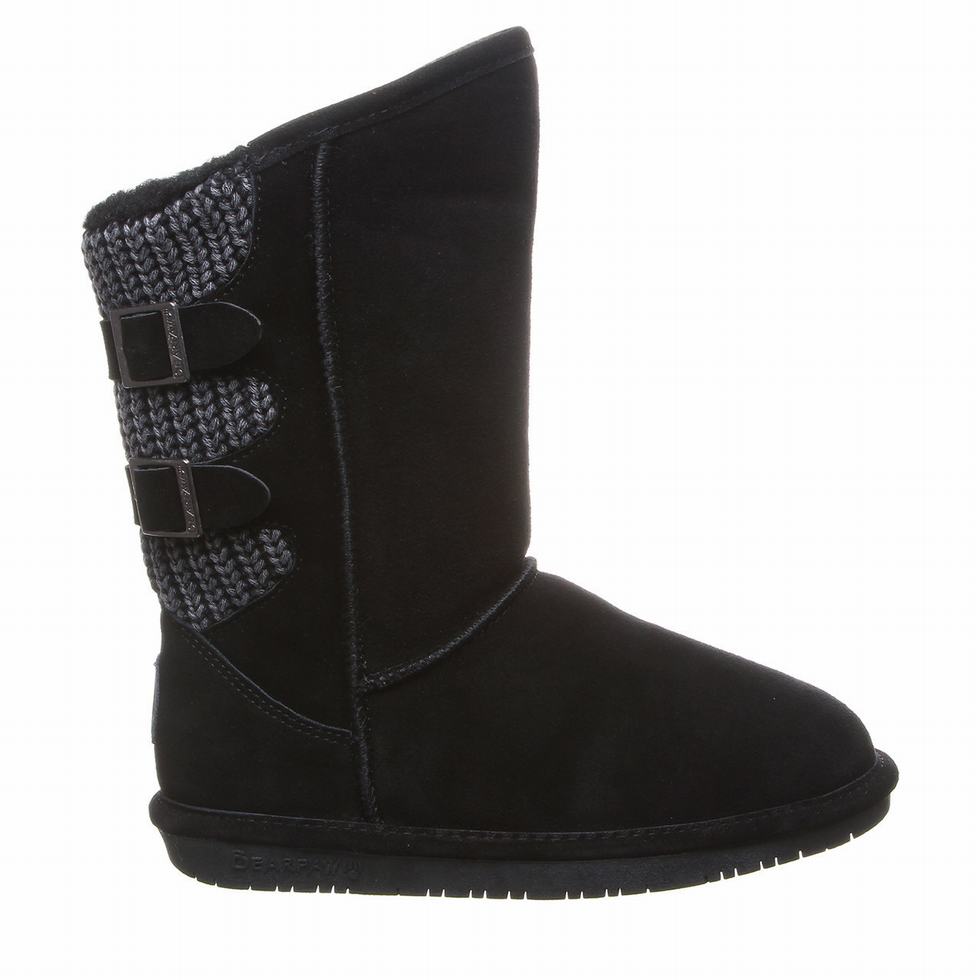 Bearpaw Boshie Wide Hohe Stiefel Damen Schwarz | ZWS6175XV