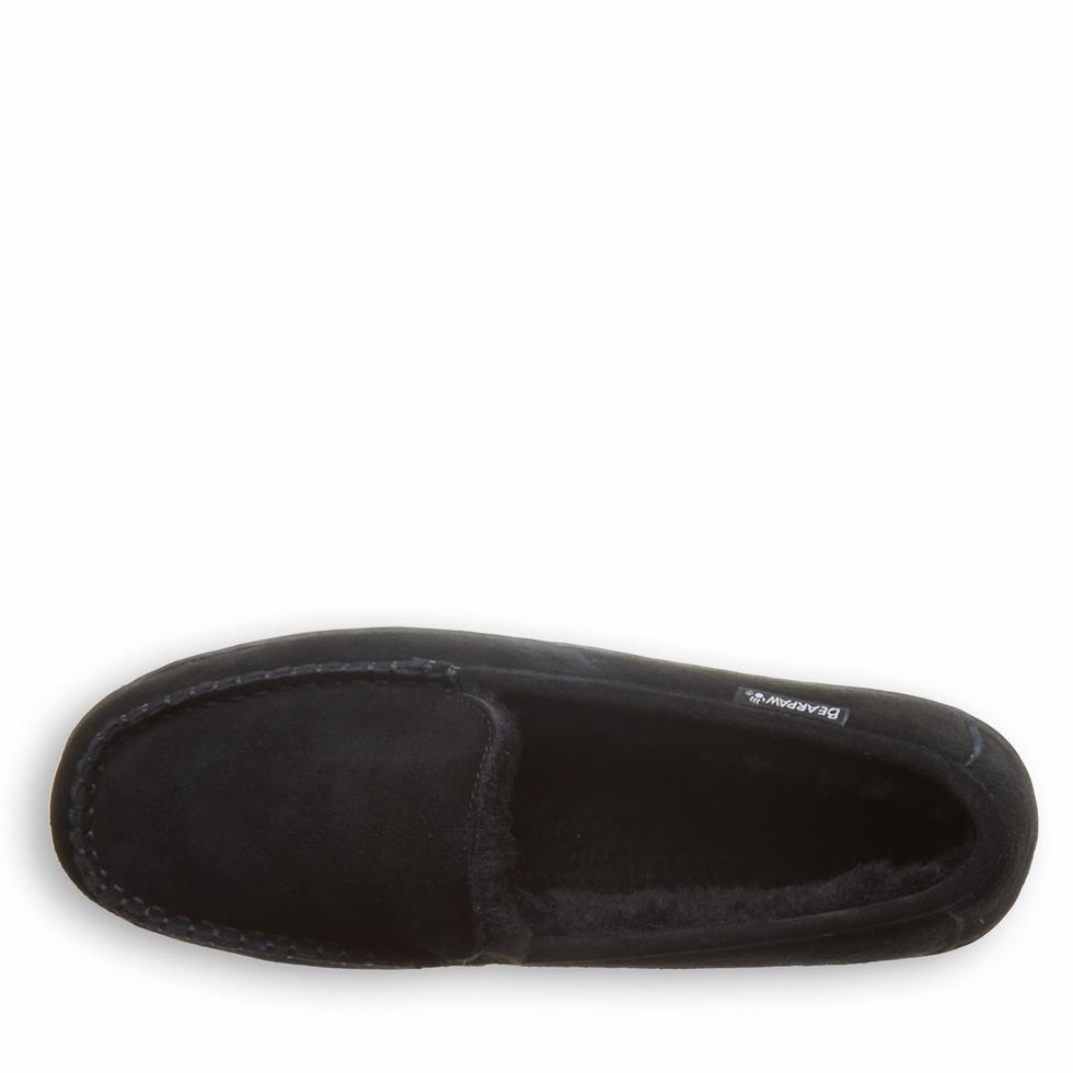 Bearpaw Brian loafers Herren Schwarz | QNS3882UD