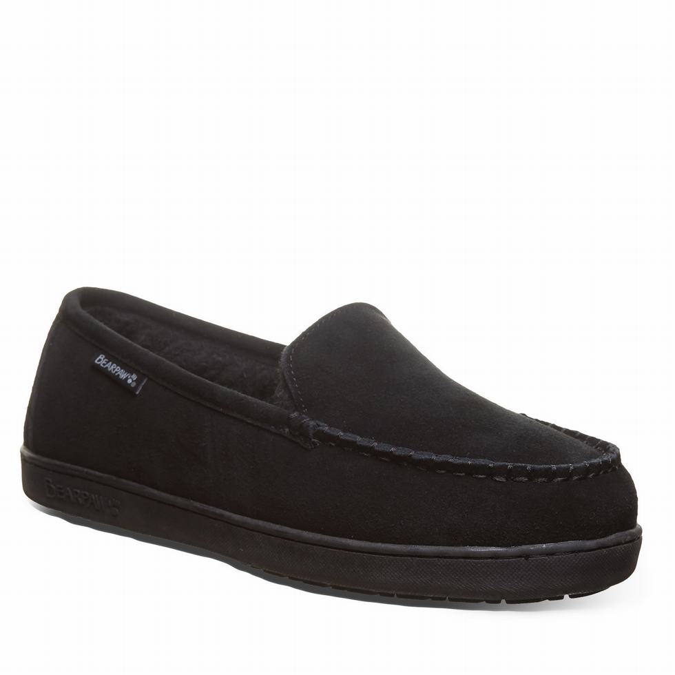 Bearpaw Brian loafers Herren Schwarz | QNS3882UD