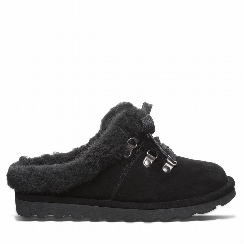 Bearpaw Cedar Hausschuhe Damen Schwarz | RBW737VT