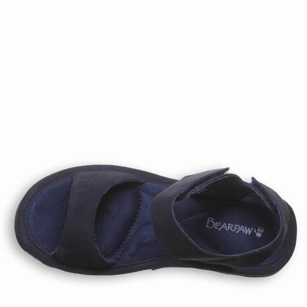 Bearpaw Crest Sandalen Damen Blau | XNG2128SK