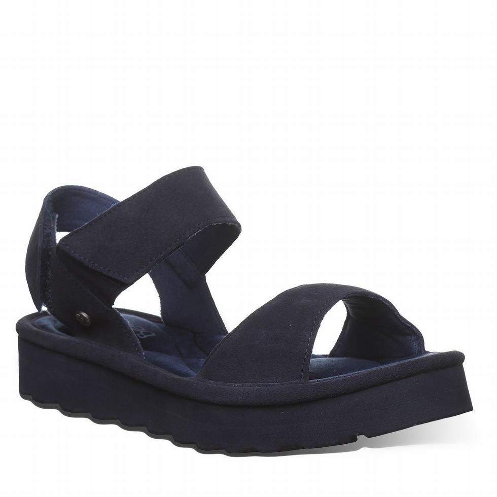 Bearpaw Crest Sandalen Damen Blau | XNG2128SK