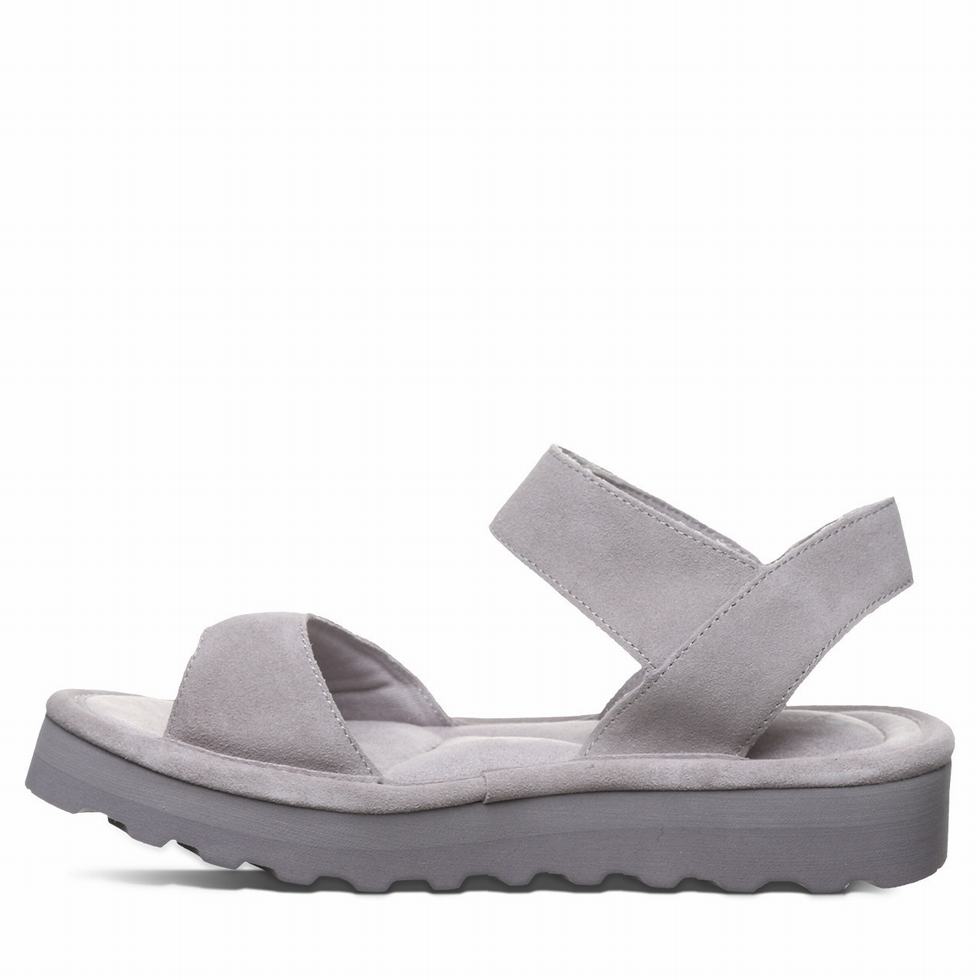 Bearpaw Crest Sandalen Damen Grau | CMK167ZN