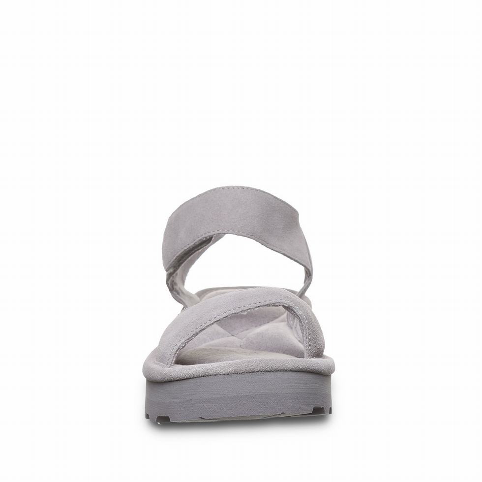 Bearpaw Crest Sandalen Damen Grau | CMK167ZN