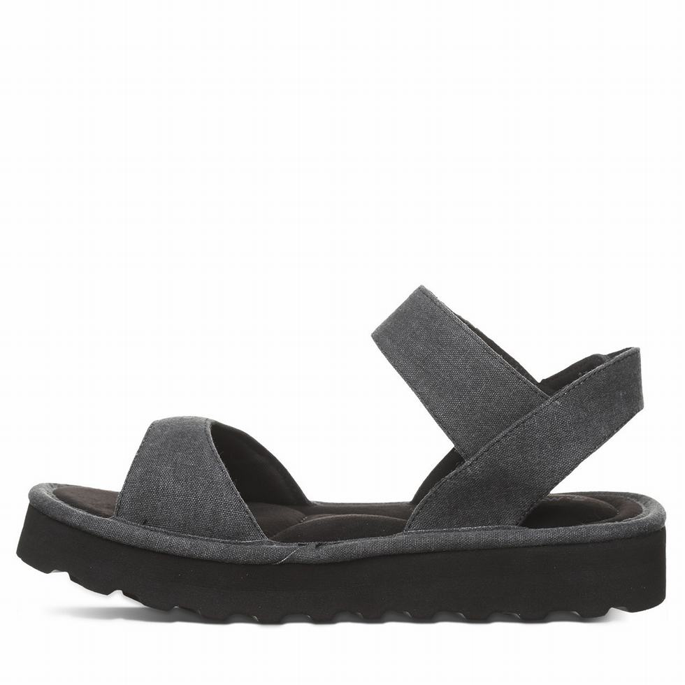 Bearpaw Crest Sandalen Damen Schwarz | AKP1836ET