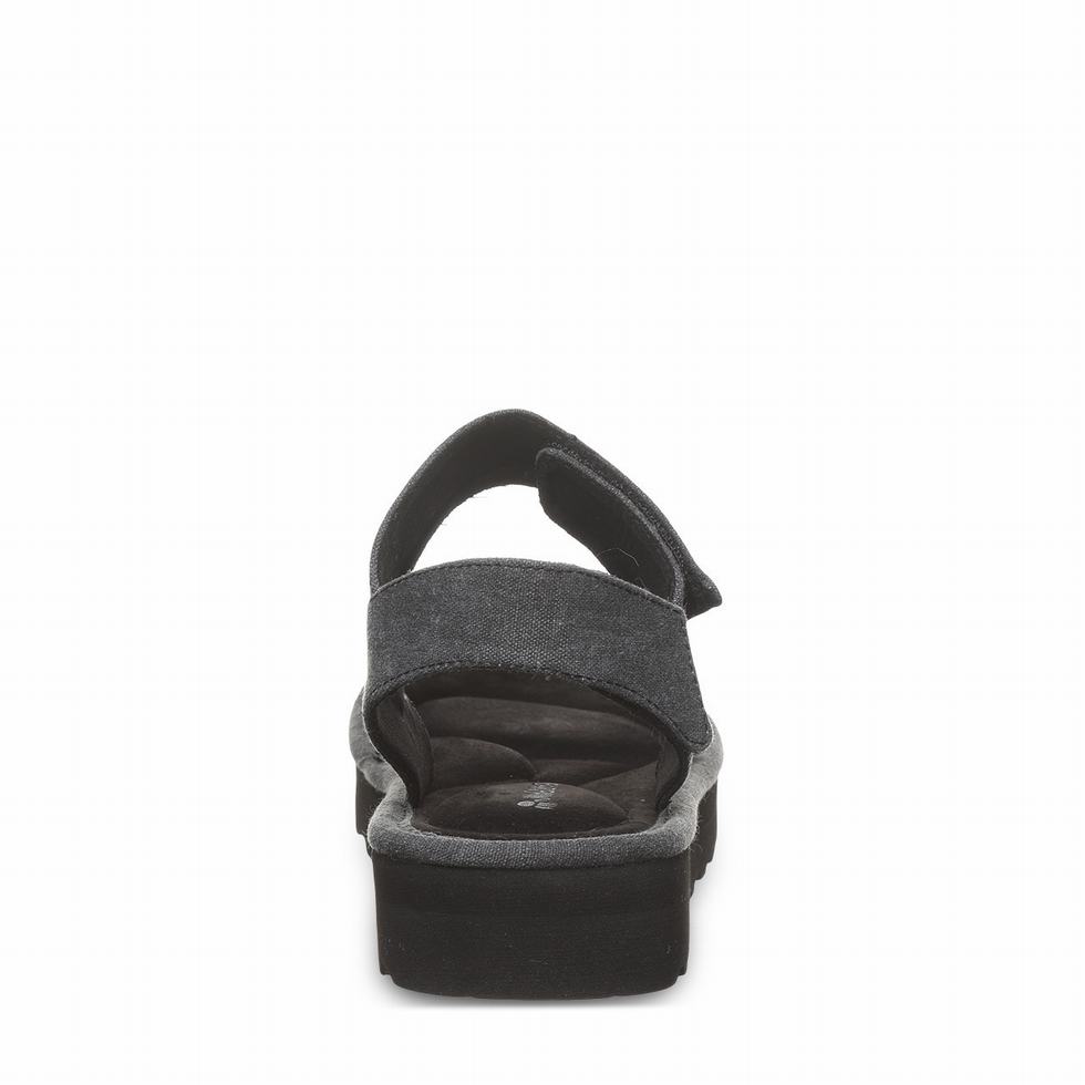 Bearpaw Crest Sandalen Damen Schwarz | AKP1836ET