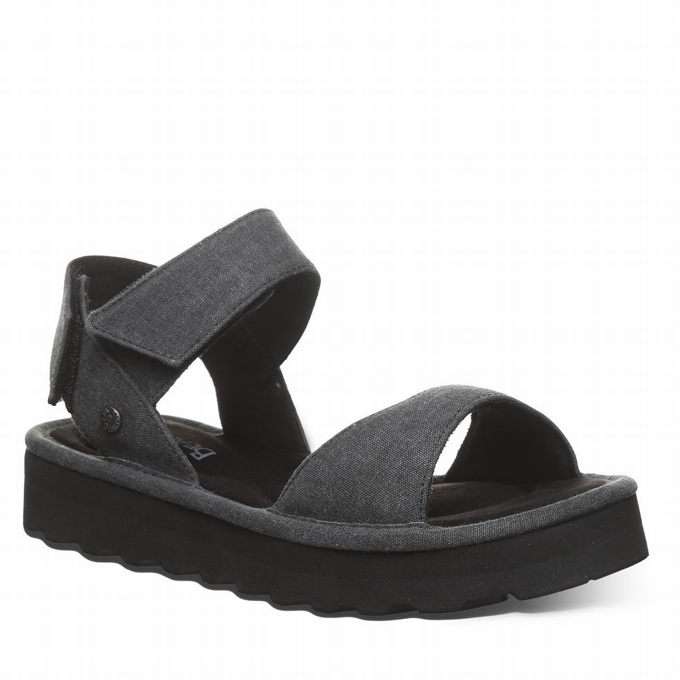 Bearpaw Crest Sandalen Damen Schwarz | AKP1836ET