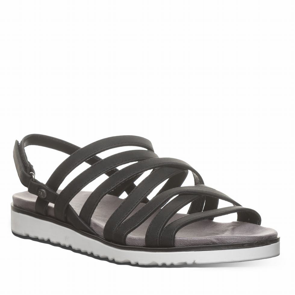 Bearpaw Crete Sandalen Damen Schwarz | VXR1950AB