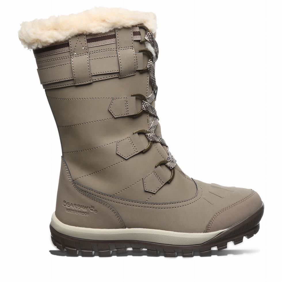 Bearpaw Desdemona Wanderstiefel Damen Beige | NDZ5649VK