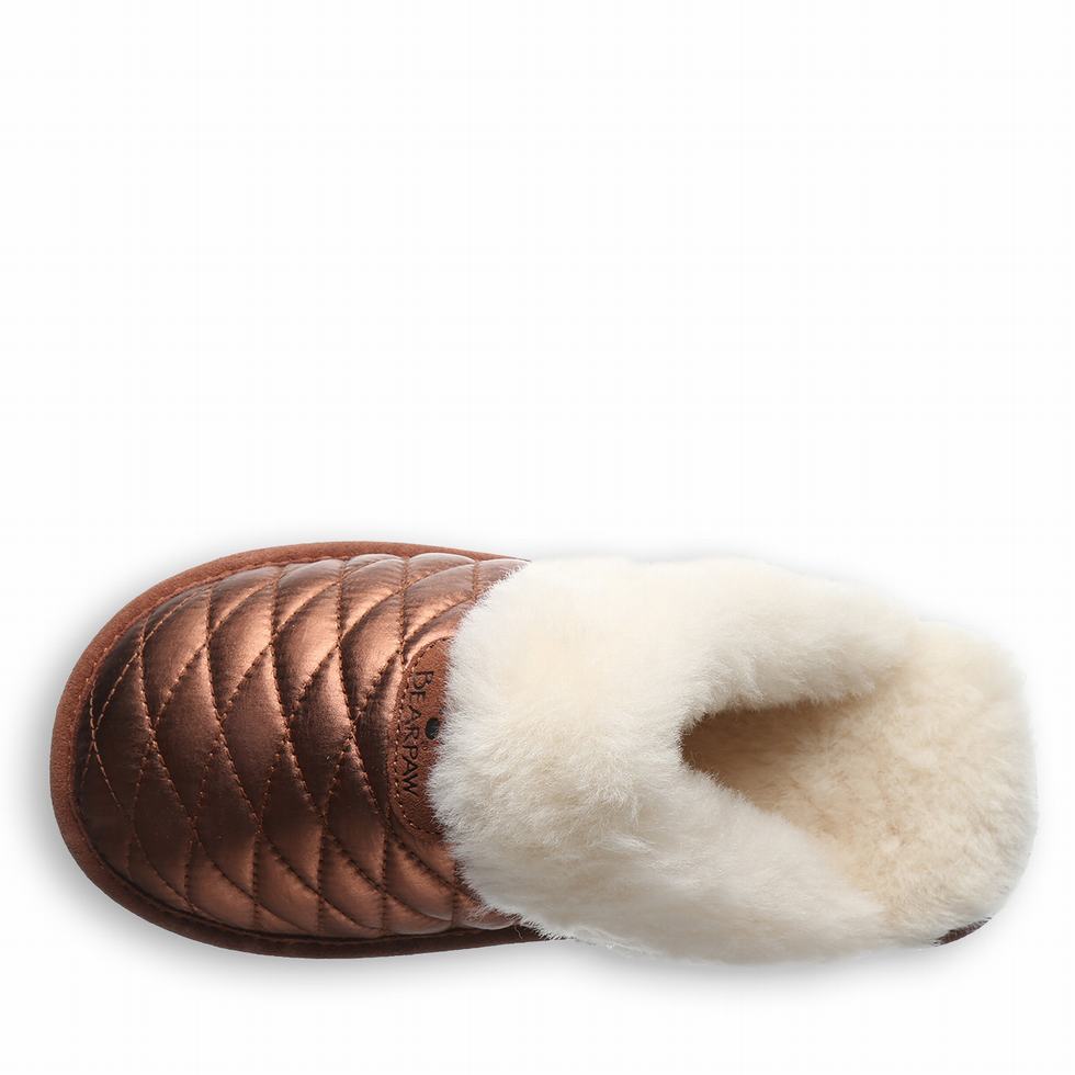 Bearpaw Effie Hausschuhe Damen Braun | FUI5371GK