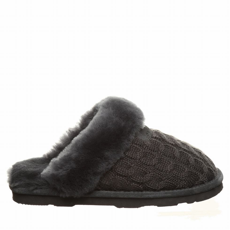 Bearpaw Effie Hausschuhe Damen Schwarz | WLF8029EM