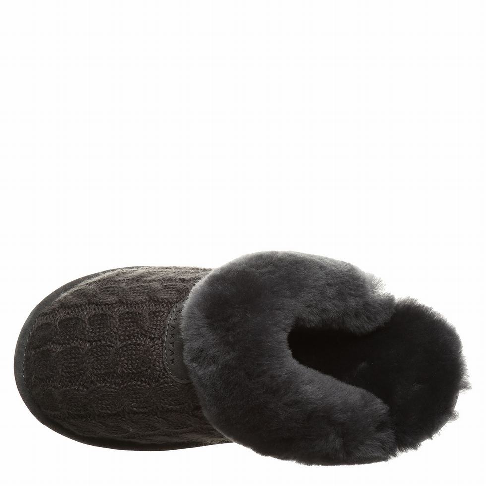 Bearpaw Effie Hausschuhe Damen Schwarz | WLF8029EM