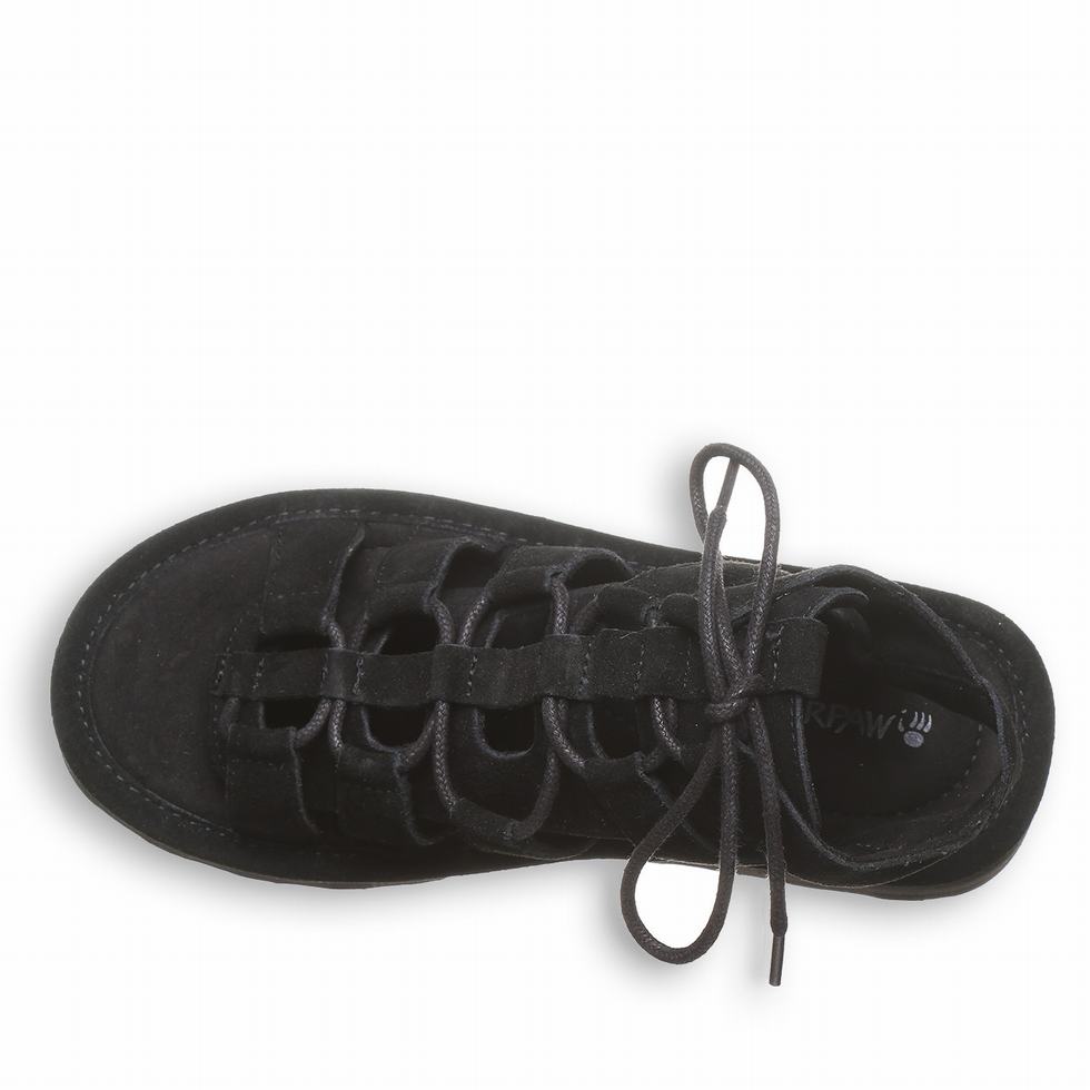 Bearpaw Elevation Sandalen Damen Schwarz | UWL4392AV