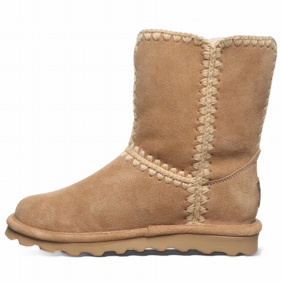 Bearpaw Elle Short Stiefel Damen Braun | ISQ4540DQ