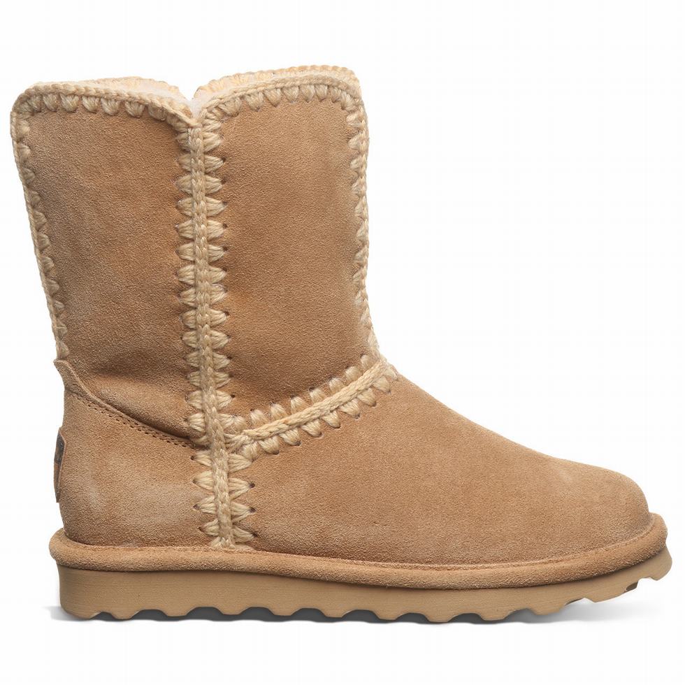 Bearpaw Elle Short Stiefel Damen Braun | ISQ4540DQ