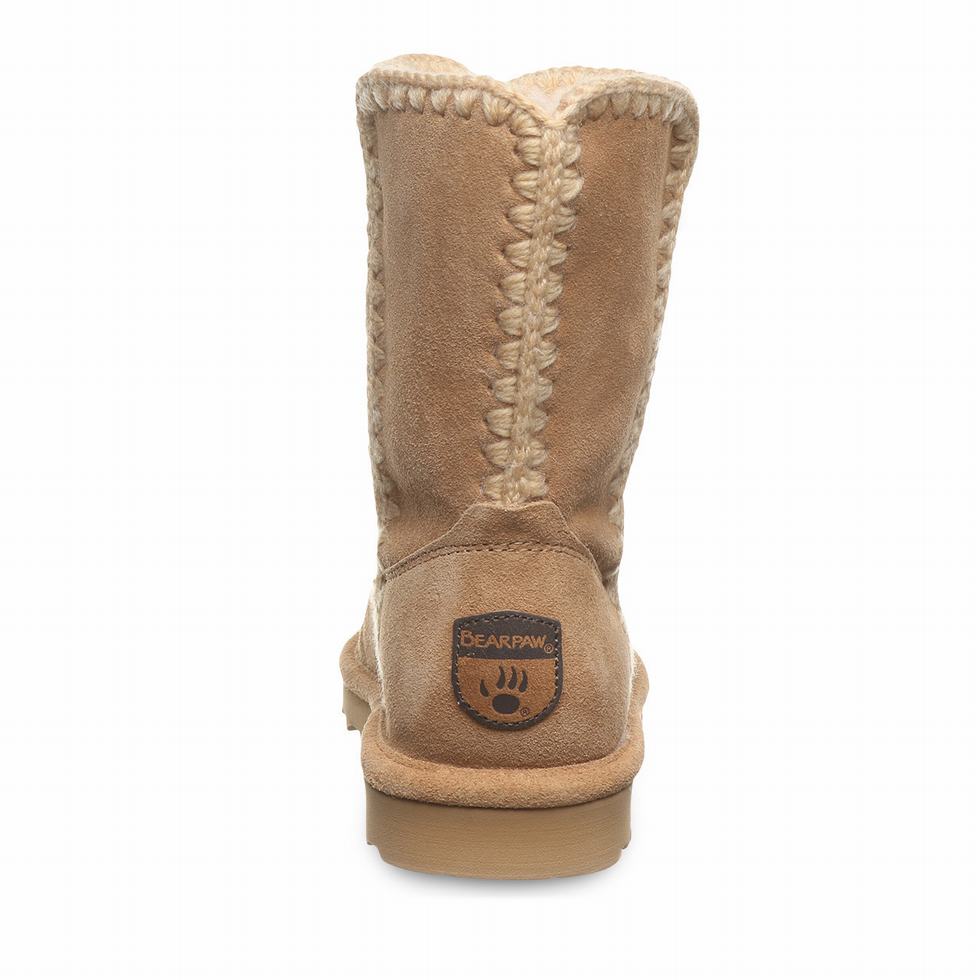 Bearpaw Elle Short Stiefel Damen Braun | ISQ4540DQ