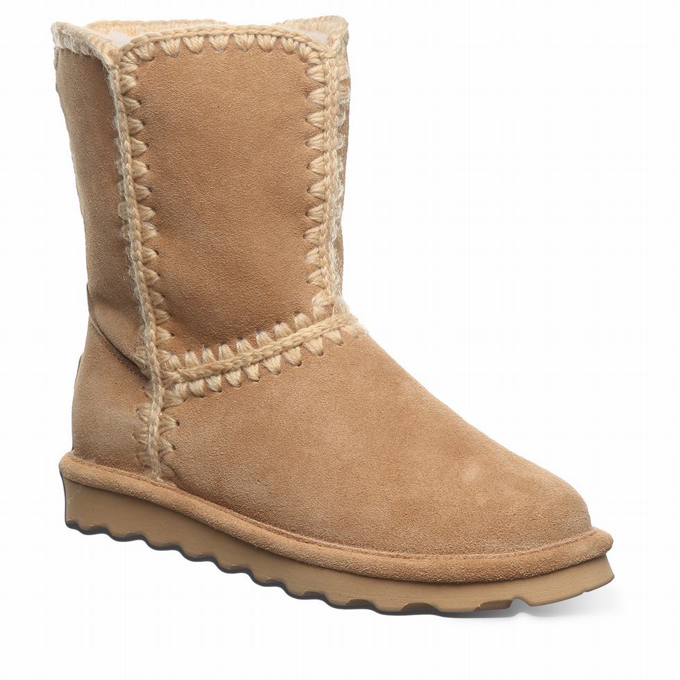 Bearpaw Elle Short Stiefel Damen Braun | ISQ4540DQ