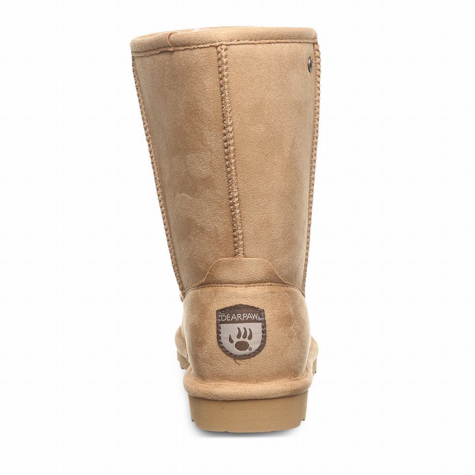 Bearpaw Elle Short Vegan Stiefel Damen Braun | NNE4370RQ