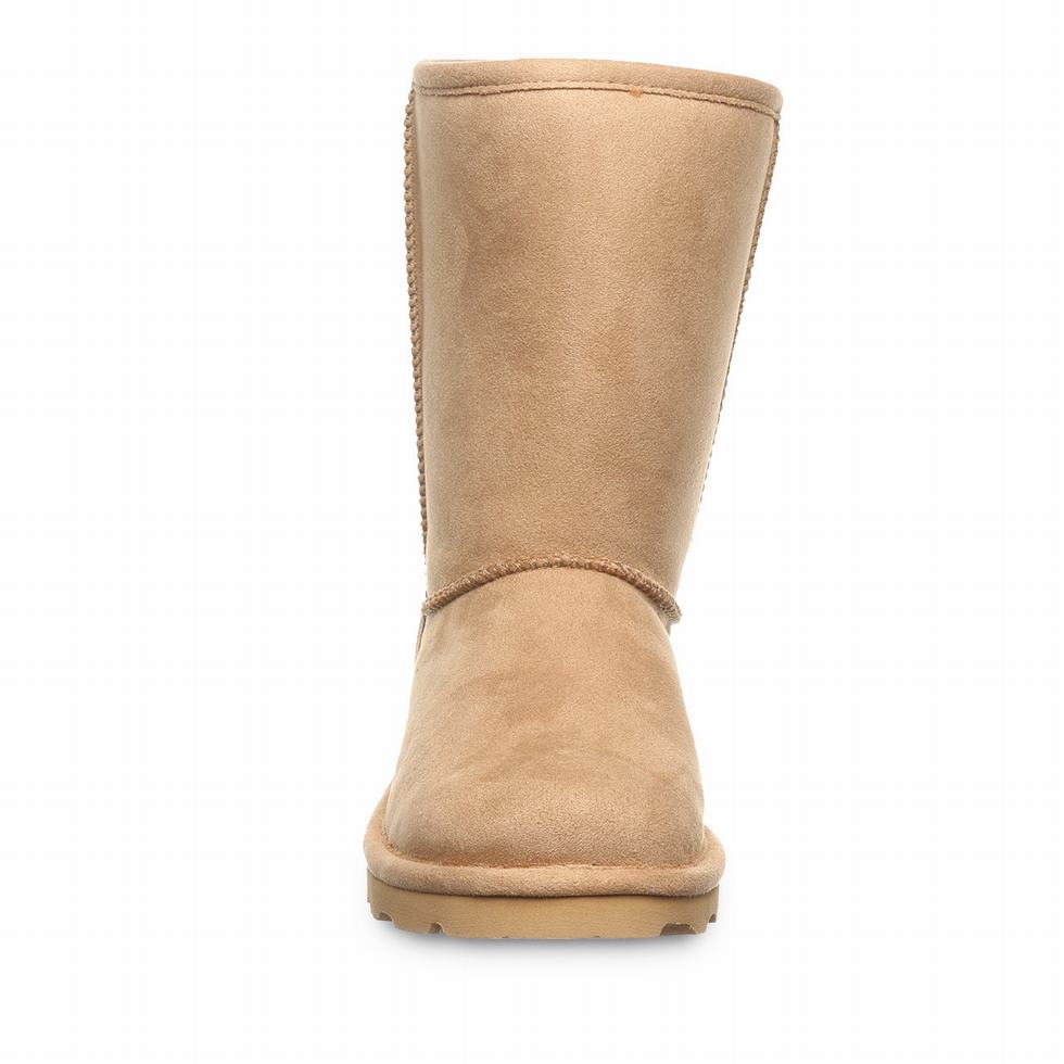 Bearpaw Elle Short Vegan Stiefel Damen Braun | NNE4370RQ